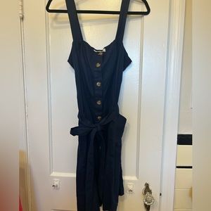 Loft Strappy Button Pocket Dress NWOT 10